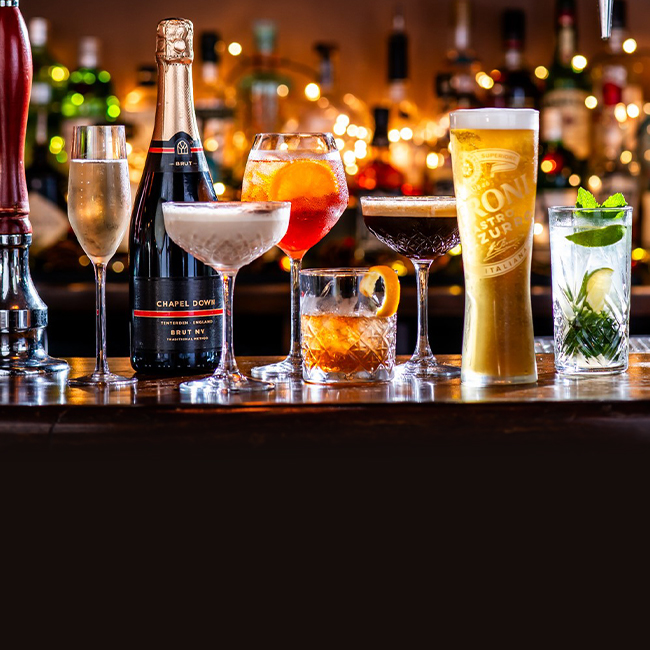 Wine & Drinks menu at The Old Forge