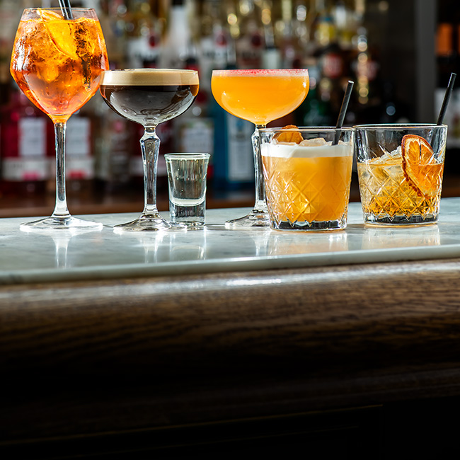 Wine & Drinks menu at The Old Forge