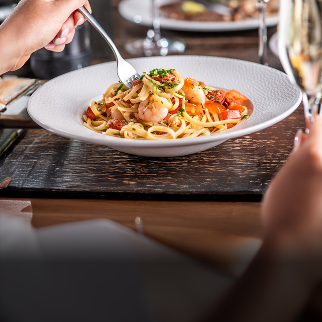 Dessert menu at The Old Forge